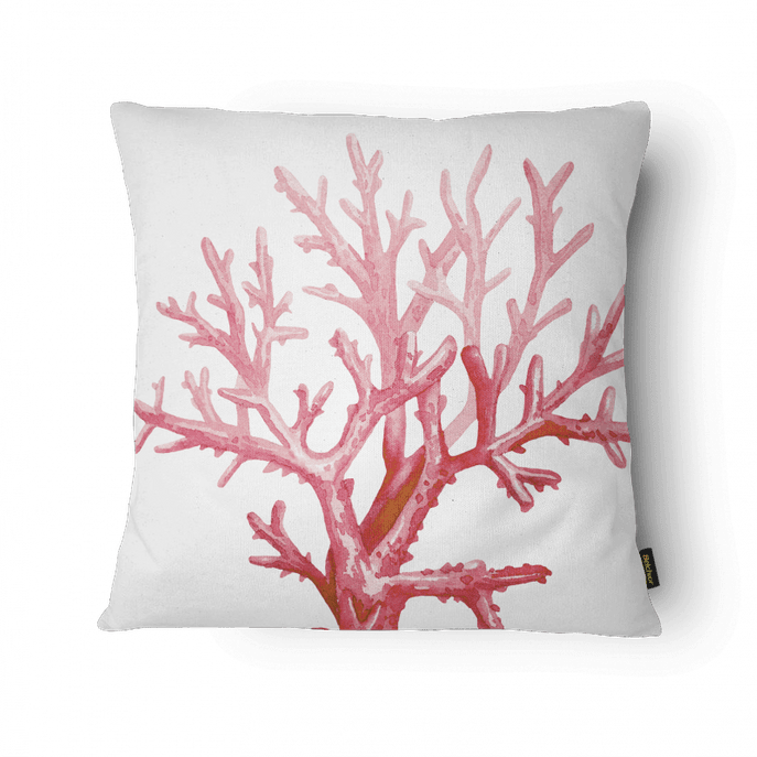 Capa de Almofada Coral Rosa
