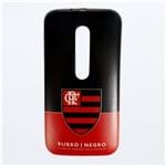 Capa de Celular Flamengo Moto G3 Rubro Negro