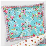 Capa de Travesseiro Chinese Blossom Azul Pip Studio
