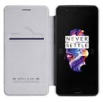 Capa Flip Cover Nillkin Qin para OnePlus 5-Branca
