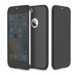 Capa Flip Cover Rock Dr. V Series Smart UI para Apple IPhone 7-Preta