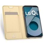 Capa Flip Dux Ducis para LG Q6 e Q6 Plus - M700-Dourada