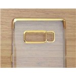 Capa Flix Luxo Borda Dourada para Galaxy Note 8 de 6,3 Polegadas