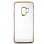 Capa Flix Slim Borda Dourado P/ Galaxy S9 Plus de 6,2 Polegadas