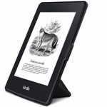 Capa Novo Kindle Paperwhite 10ª Geração Wb® Origami Auto Hibernação Fecho Magnético Preta