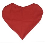 Capa para Almofada de Coração - Vermelha Unidade
