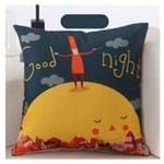 Capa para Almofada Decorativa Infantil Good Night