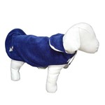 Capa para Cachorro Plush Lisa 36x23cm Azul Fábrica Pet