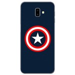Capa para Galaxy J6 Plus - The Avengers | Escudo Capitão América 2