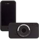 Capa para Iphone 4 e 4S Divertida Câmera Silicone - Uatt?