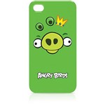 Capa para IPhone 4 - King Pig - Verde - Angry Birds