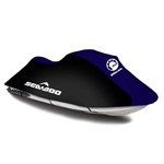 Capa para Jet Ski S.A-Doo (Todos os Modelos) - Azul Escuro/Preto