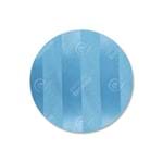 Capa para Sousplat em Tecido Jacquard Azul Piscina Listrado Tradicional