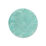Capa para Sousplat em Tecido Jacquard Azul Tiffany Medalhão Tradicional
