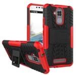 Capa Protetora Armadura 2x1 para Asus Zenfone 3 Max 5.2" - ZC520TL-Vermelha