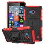 Capa Protetora Armadura 2x1 para Microsoft Lumia 640 Dual-Vermelha