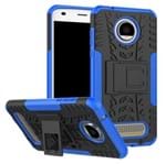 Capa Protetora Armadura 2x1 para Motorola Moto Z2 Play - XT1710-Azul