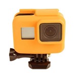 Capa Protetora em Silicone para Câmeras Gopro Hero 5, 6, 7 Black -laranja