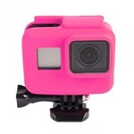 Capa Protetora em Silicone para Câmeras Gopro Hero 5, 6, 7 Black -rosa