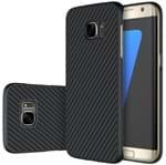 Capa Protetora Nillkin Synthetic Fiber para Samsung Galaxy S7 Edge-Preta