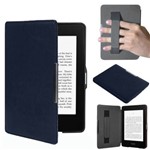 Capa Protetora para Kindle Paperwhite Azul + Película de Vidro
