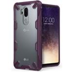 Capa Protetora Rearth Ringke Fusion X para LG G7 - ThinQ-Lilac Purple