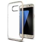 Capa Protetora Spigen Neo Hybrid Crystal para Samsung Galaxy S7 Edge-Dourada