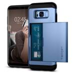 Capa Protetora Spigen Slim Armor CS Card para Samsung Galaxy S8-Blue Coral