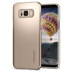Capa Protetora Spigen Thin Fit para Samsung Galaxy S8 Plus-Gold Maple