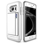 Capa Protetora VRS Design Damda Clip - Carteira - para Samsung Galaxy S7 Edge-Pearl White