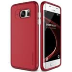 Capa Protetora VRS Design Single Fit para Samsung Galaxy S7-Blossom Red