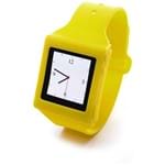 Capa Relógio de Silicone P/ Nano 6G Amarelo - WatchCase - Mobimax