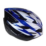 Capacete Ciclismo MTB OUT SV60 AZL/BCO/PRETO (HIGH ONE)