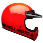 Capacete Vintage Bell Moto-3 Classic Flo Orange