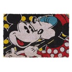 Capacho Disney Mickey e Minnie True Love 61x41x1,5cm