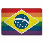 Capacho Global Sinos Bandeira GLBT Brasil - Colorido