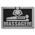 Capacho Global Sinos Massagem - Preto