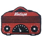 Capacho Rádio Vintage em Fibra de Coco