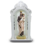 Capela com Imagem Nossa Senhora do Carmo (40cm) - Inquebráve