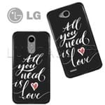 Capinha - All You Need Is Love - Black - LG LG G7 ThinQ