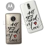 Capinha - All You Need Is Love - Motorola Moto C Plus