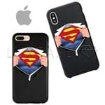 Capinha Camisa Superman - Black - Apple IPhone 4 / 4s