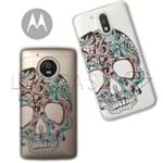 Capinha - Caveira Marrom - Motorola Moto C Plus