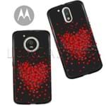 Capinha - Corações Caindo - Black - Motorola Moto C Plus