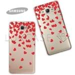 Capinha - Corações Vermelhos - Samsung Galaxy A10