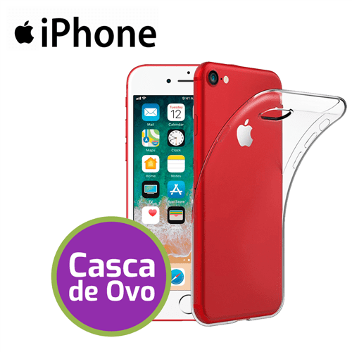 Capinha de Silicone Ultra Fina "Casca de Ovo" - Apple IPhone 5 / 5s / SE