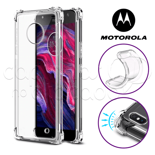 Capinha de TPU AntiShock Transparente - Motorola Moto G4 Play (5.0)