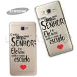 Capinha - Ele é o Nosso Auxílio e o Nosso Escudo - Samsung Galaxy A10