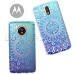 Capinha - Mandala Azul - Motorola Moto C Plus