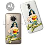 Capinha - Mulher Maravilha Retro - Motorola Moto C Plus